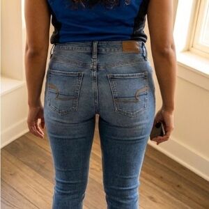American Eagle Outfitters Medium Blue Skinny Jeans - Women's